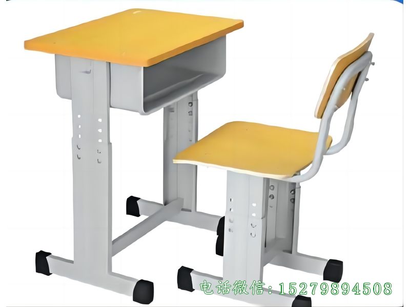 可调节单人课桌椅