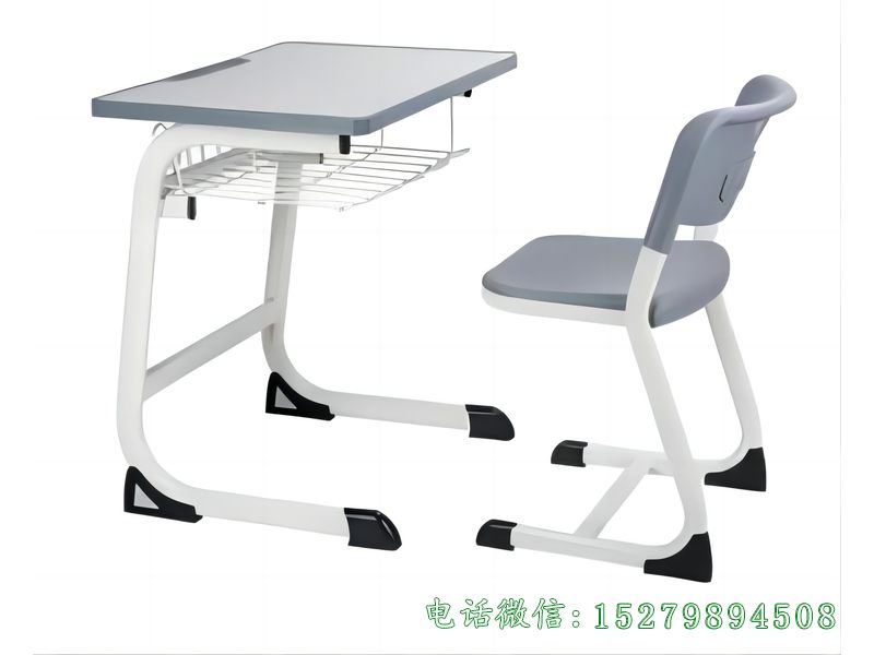 新款单人课桌椅