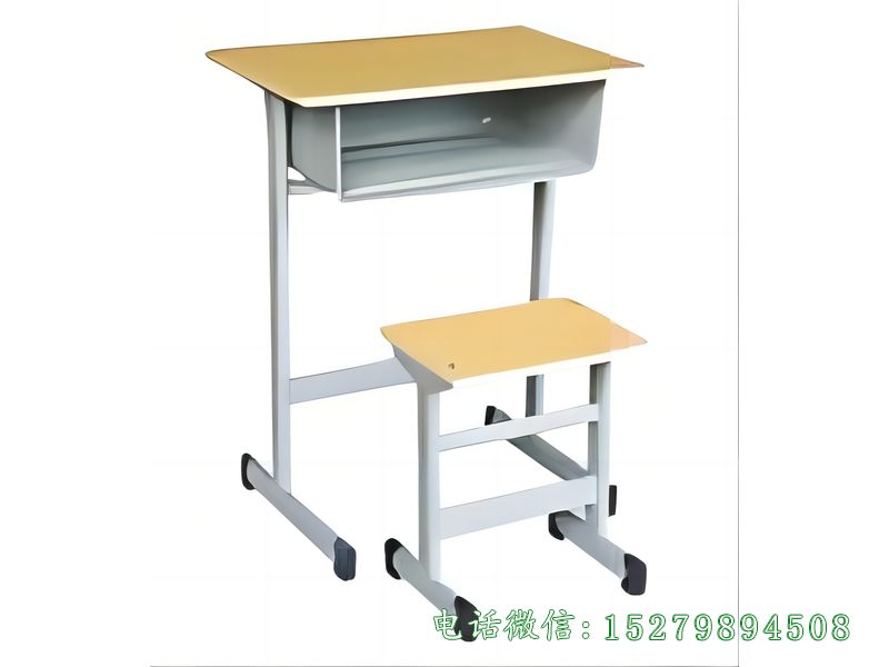 神木县固定式单人课桌凳