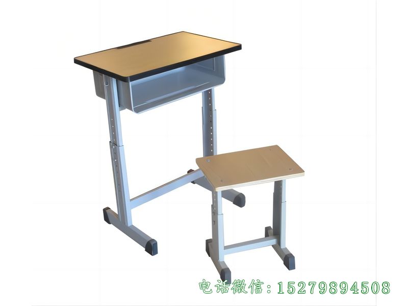恩施单人可调课桌凳
