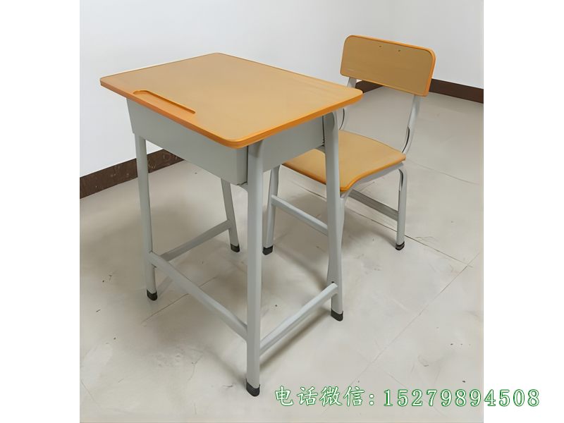 饶阳铁架木面课桌椅