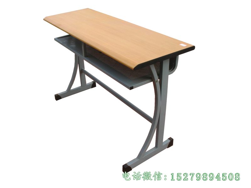 钢架钢木课桌