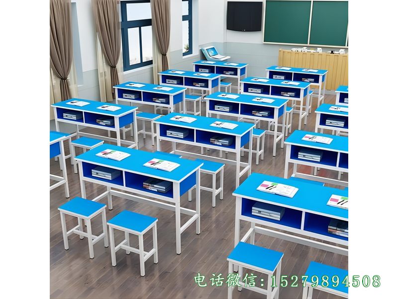 临川培训教室两人课桌凳