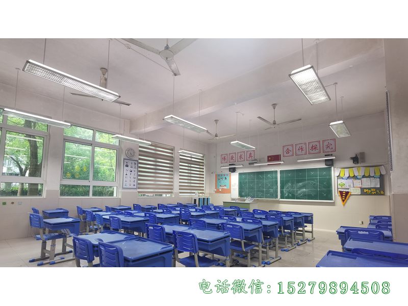 甘井子钢塑结构教室课桌椅