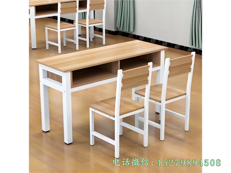 临川培训室两人课桌椅